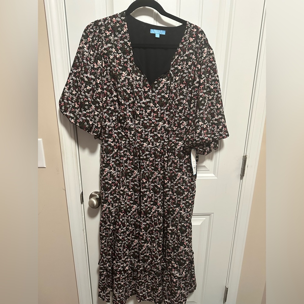 Draper James elbow sleeve midi dress